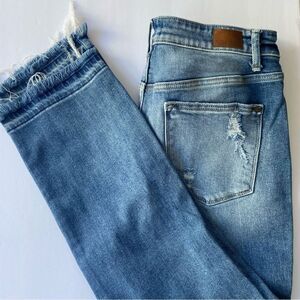 Judy blue Jeans Straight fit size 13 31‎ blue distressed Style JB82436MD